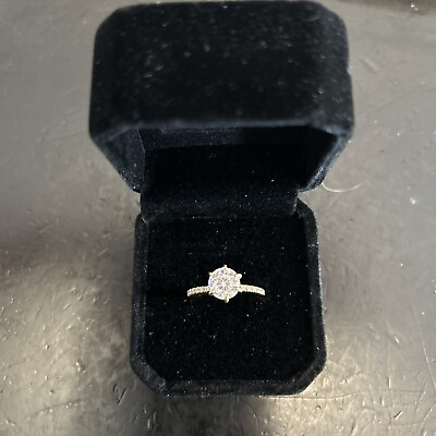 #ad 1.55 Carat Round Solitaire Diamond Gold Engagement Ring $2500.00