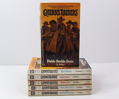 #ad Quinn#x27;s Raiders Complete Western Series Books 1 6 in Paperback by J.D. Bodine $49.89