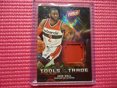 #ad 2016 THE NATIONAL PATCH JOHN WALL WIZARDS #8 19 49 TOOLS OF TRADE $8.99