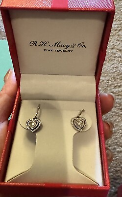 #ad diamond earrings vintage $399.00