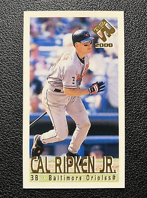 #ad Cal Ripken Jr 2000 Private Stock PS 2000 Action Mini #5 Baltimore Orioles HOF $2.99