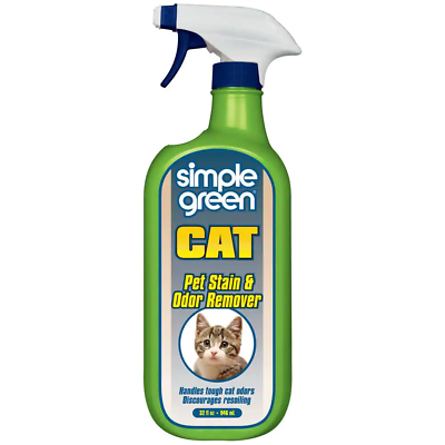 #ad Simple Green Cat Pet Stain and Odor Remover 32 Oz. $10.15