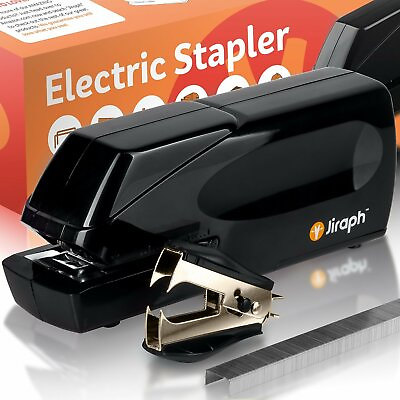 #ad Electric Stapler with Staple Remover and 25 Sheet Plug In and Battery $39.96