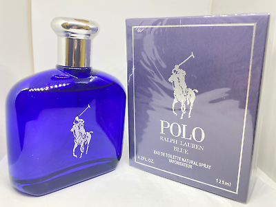 #ad Polo Blue by Ralph Lauren 4.2oz Men#x27;s Eau de Toilette Spray EDT New amp; Sealed Box $34.99