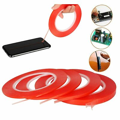 #ad RED Double Sided Super Sticky Heavy Duty Adhesive Tape For Cell Phone Repair $4.99