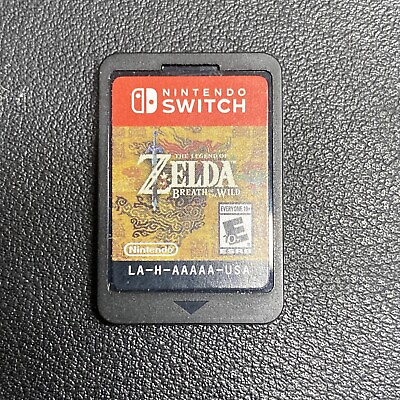 #ad TESTED Legend of Zelda: Breath of the Wild Nintendo Switch 2017 Cartridge Only $32.99