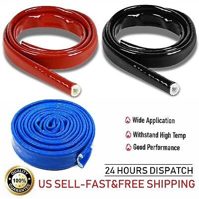 #ad 0.25#x27;#x27; 1#x27;#x27; I.D Fire Wrap Thermo Heat Protection Heat Shielded Sleeve for Wires $32.30