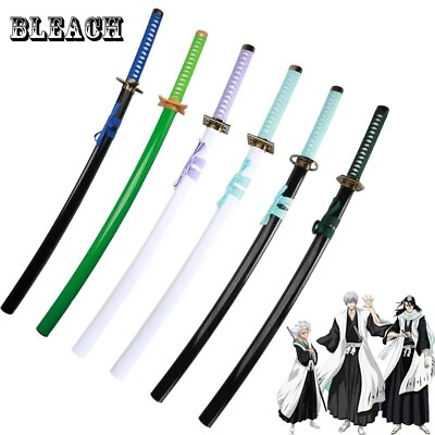 #ad 41＂BLEACH Katana Ichigo Zangetsu Sword Anime Cosplay Weapons Ninja Sword $49.95