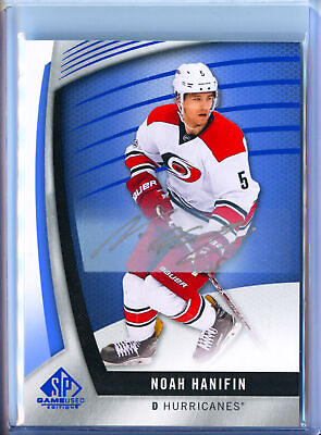 #ad Upper Deck SP Game Used Rookie Noah Hanifin $13.11