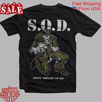 #ad Stormtroopers Of Death speak english Gift For Fans Unisex All Size Shirt 1RT146 $16.73