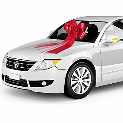 Zoe Deco Big Car Bow Red 23 inch 1 Pack Gift Assorted Sizes Colors $14.86