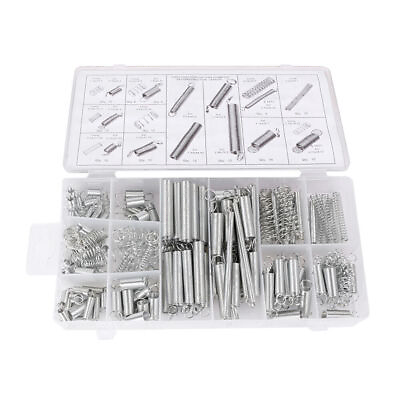 #ad 200pcs Small Metal Loose Steel Coil Springs Assortment Kit Assorted Box packed $20.02