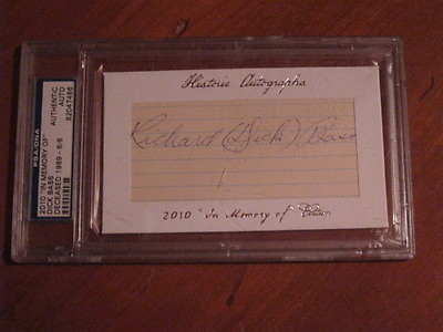 #ad Dick Bass 2010 Historic Autographs “In Memory of” Edition PSA Certified $23.24