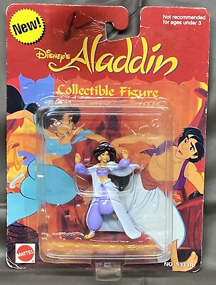 #ad Disney Aladdin Princess Jasmine 3.5quot; Collectible Figure 1993 Mattel 5311R NOS $15.99