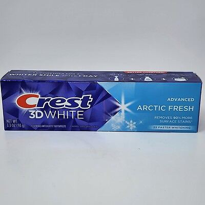 #ad Crest 3D White Advanced Arctic Fresh Fluoride Toothpaste Improved Formula 3.3 oz $6.99