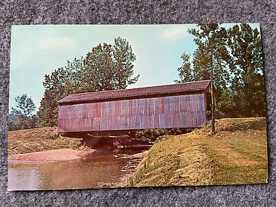 #ad Clifty Bridge Mill Race Park Columbus Indiana Vintage Postcard $2.99