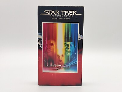 #ad Star Trek The Motion Picture 1979 William Shatner Leonard Nimoy VHS Video Tape $4.99