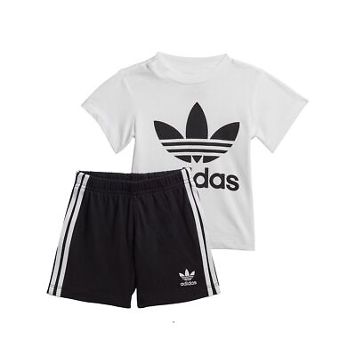 #ad 2 PIECE T SHIRT AND SHORTS ADIDAS SET BRAND LOGO FOR BOYS $64.00