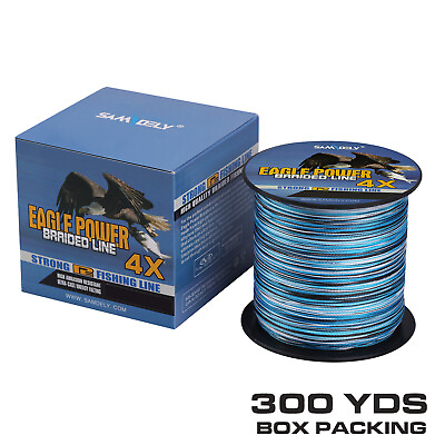 #ad 300yds Strong PE Braided Line Fishing 4 Strands Freshwater amp; Saltwater $7.97