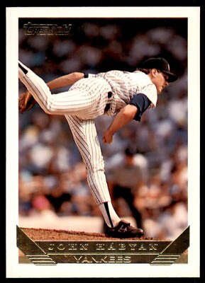 #ad 1993 Topps Gold John Habyan New York Yankees #86 $1.85
