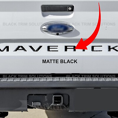 #ad Matte Black Tailgate Insert Decals Letters Stickers For Ford Maverick 2022 2024 $15.99