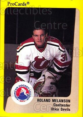 #ad 1989 90 ProCards AHL #213 Rollie Melanson C $2.00