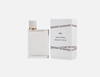 #ad #ad Burberry Her by Burberry 3.3 oz 100ml EDP Perfume Spay for Women New in Box $62.99