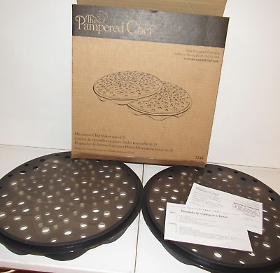 #ad Pampered Chef Microwave Chip Maker Set $9.55
