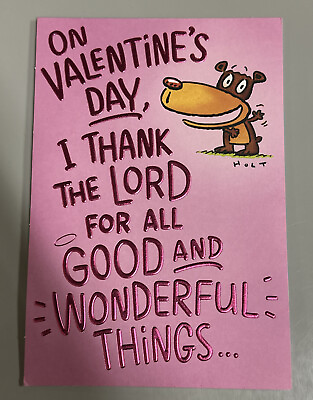 #ad Hallmark Valentine’s Day Card With Env. On Valentine’s Day I Thank Lord For All $3.99