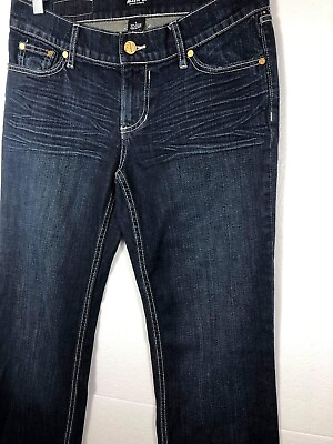 #ad Allen B. Rhinestone Embellish Bling Skinny Jeans by Allen Schwartz Sz 6 EUC $24.99