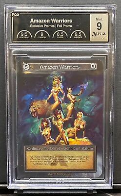 #ad Sorcery Contested Realm Amazon Warriors Alpha investments Promo Foil PCG 9 $230.00