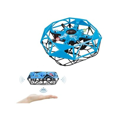 #ad #ad UFO Drone Flying Spinner Mini Drone Toy Hand Controlled Auto Avoiding $9.98
