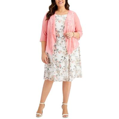 #ad Connected Apparel Womens 2 PC Jacket Wedding Two Piece Dress Plus BHFO 6513 $17.99