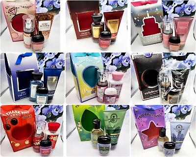 #ad Bath amp; Body Works Mini Gift Set Body 3 pc Mist Fragrance Sanitizer Lotion $17.99