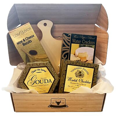 #ad #ad Mother#x27;s Day Cheese and Cracker Gift Box Charcuterie Gift Basket Cheese ... $26.39