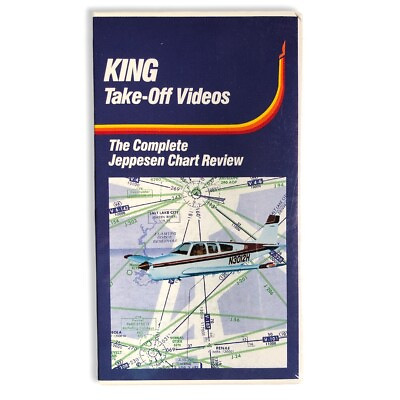 #ad KING Take Off Videos The Complete Jeppesen Chart Review VHS Factory Sealed $23.10