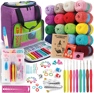 #ad Ultimate Beginner Crochet Kit for Adults and Kids $58.99