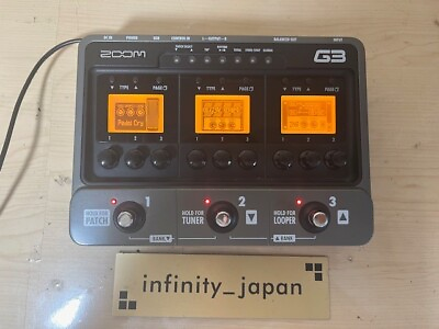 #ad Zoom G3 Multi Effects Guitar Effect Pedal No adapter free shipp fast sipp $72.73
