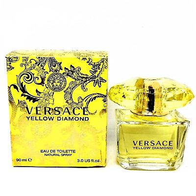 #ad Versace Yellow Diamond Perfume for Women EDT 3.0 oz 90 ml New in Box $37.99