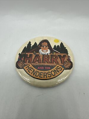 #ad Vintage Harry and the Hendersons Pinback Button Pin $6.99