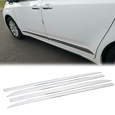 #ad For Toyota SIENNA 2011 2020 ABS Outside Door Body Side Molding Chrome Trim 4 PCS $56.10