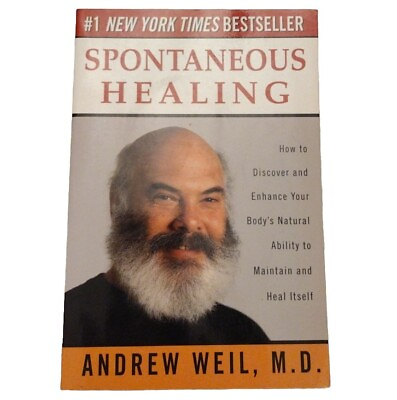 #ad Spontaneous Healing by Andrew Weil MD First Edition Book Hardcover $6.99