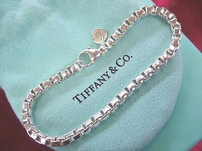 #ad Tiffany amp; Co. Sterling Silver Venetian Chain Link Bracelet $249.99