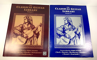 #ad The Classical Guitar Library Volume I amp; II Sheet Music Books Bach Handel Haydn $21.95