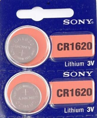 #ad #ad 2PC SONY CR1620 3v Lithium Battery Exp 2030 SHIP FROM USA $2.99