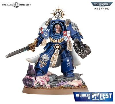 #ad LEVIATHAN Warhammer 40K CAPTAIN IN TERMINATOR ARMOR Space Marines NoS No Box $19.85