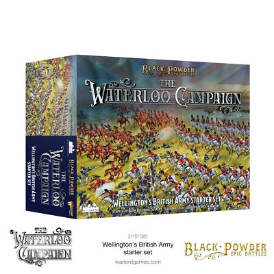 #ad Black Powder Epic Battles: Waterloo Wellington#x27;s British Starter Set $120.61
