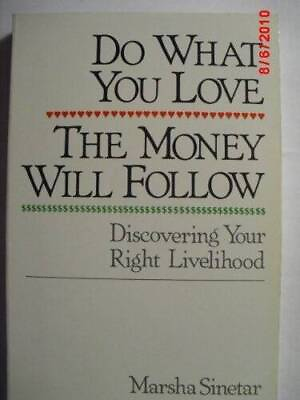 #ad Do What You Love the Money Will Follow: Discovering Your Right Liv GOOD $4.39