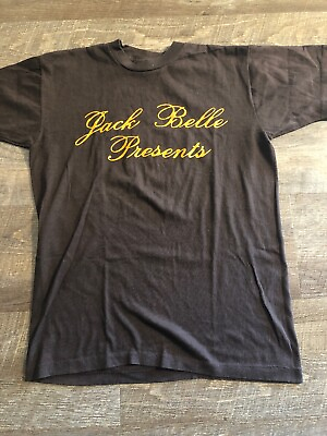 #ad Vintage T Shirt Jack Belle Presents Brown $9.99