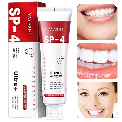 #ad #ad SP 4 Probiotic ToothpasteYayashi Sp 4 Toothpaste Whitening Quick White NEW $7.99